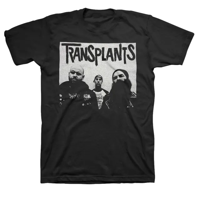 transplants-band-photo-t-shirt-schwarz-baumwolle image 1