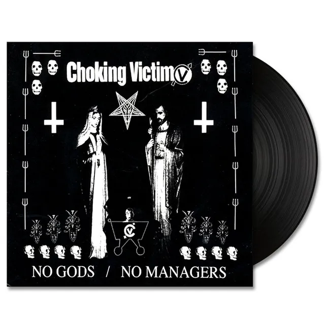 choking-victim-no-gods-no-managers-lp-vinyl-schwarz image 1