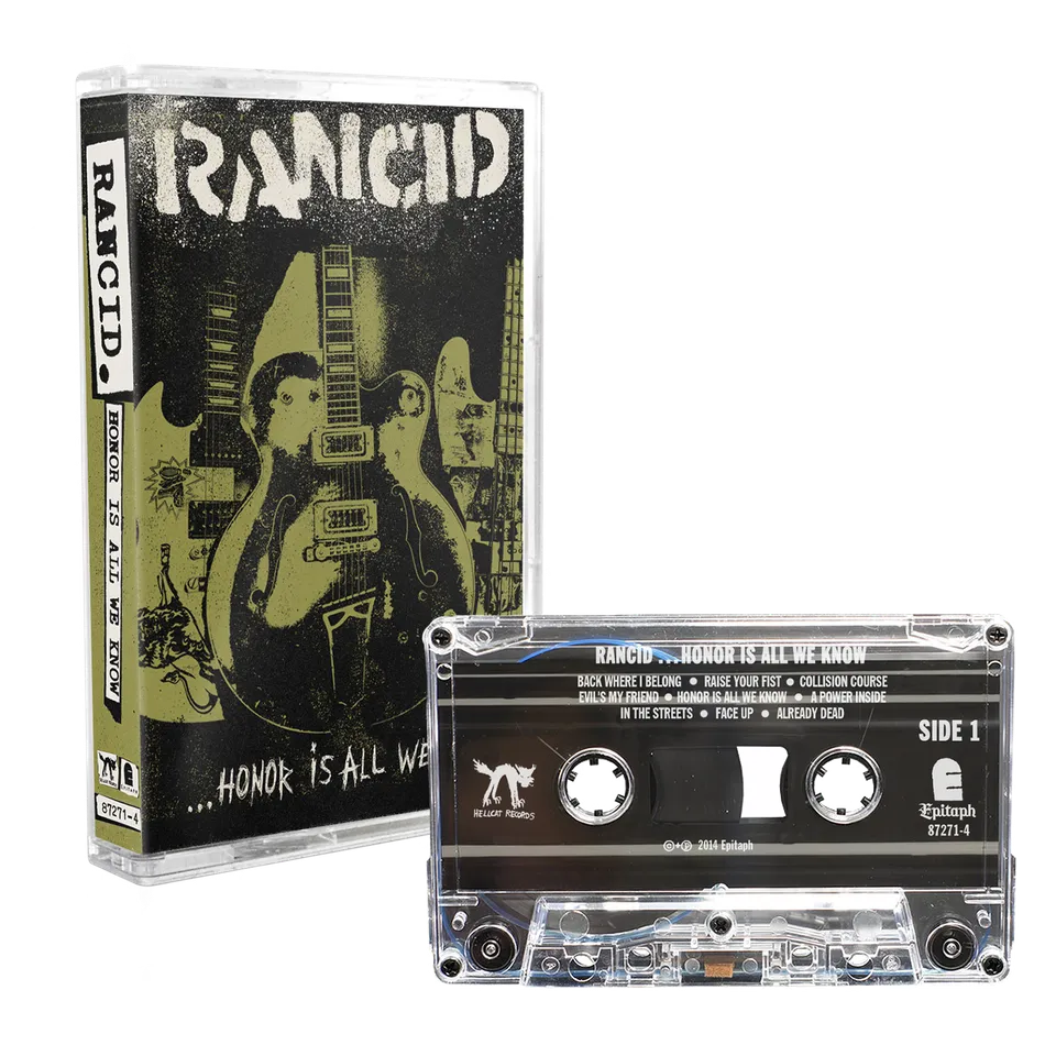rancid-honor-is-all-we-know-kassette-tape-limitiert image 1