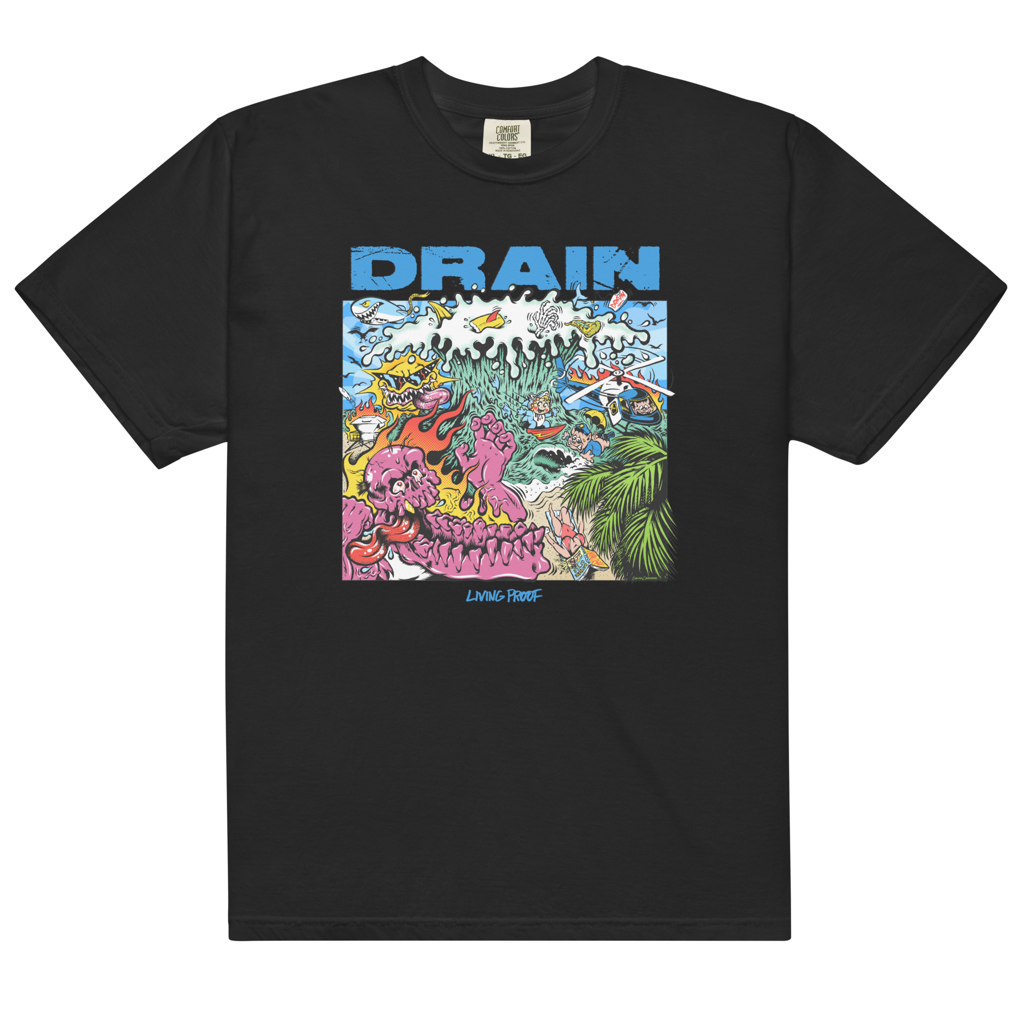 drain-t-shirt-bundle-schwarz-3er-set-baumwolle image 4