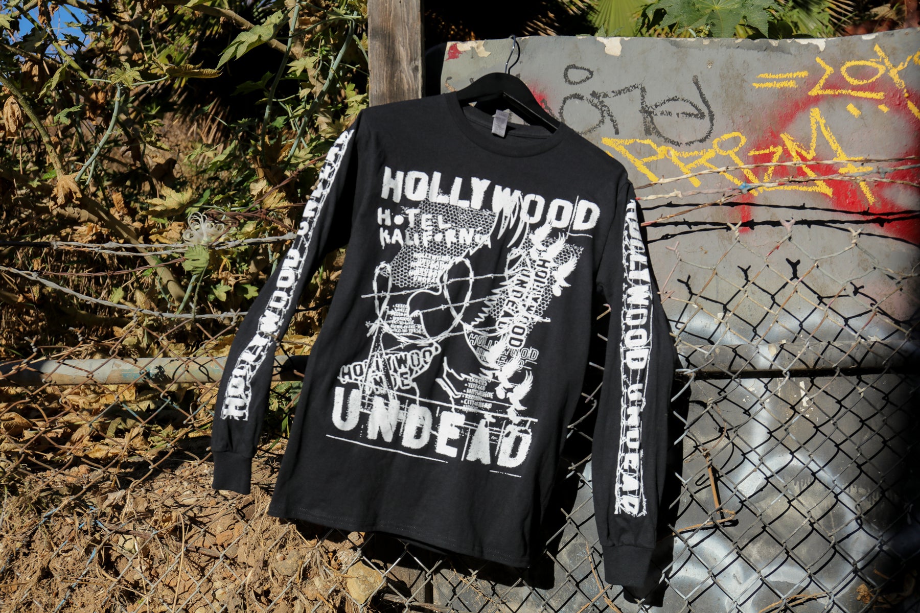 hollywood-undead-hk-collage-longsleeve-shirt-schwarz-baumwolle image 8