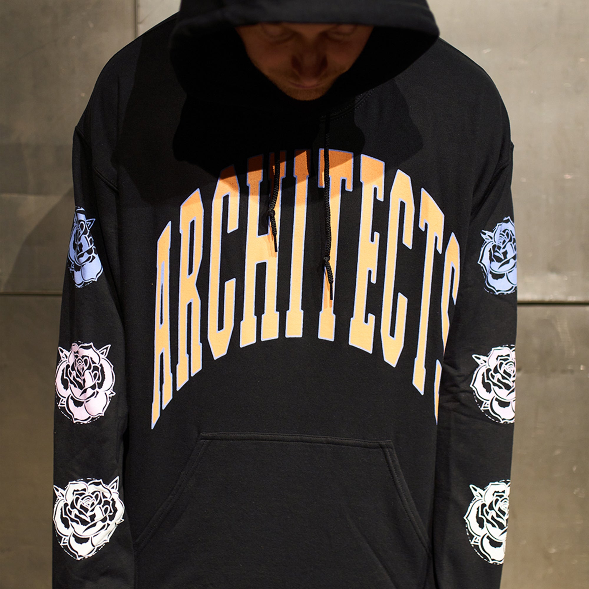 architects-rose-pullover-hoodie-schwarz-baumwolle image 5
