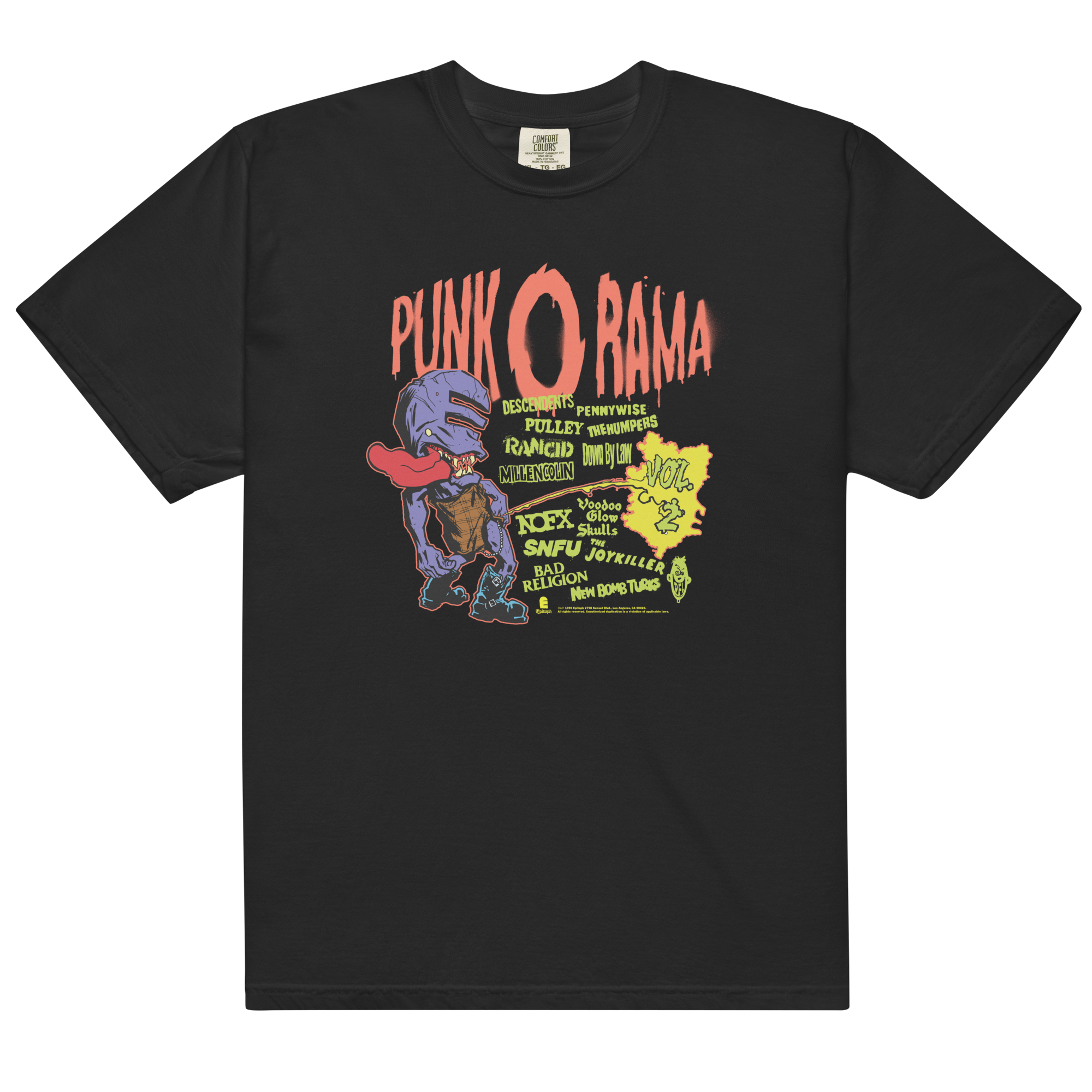 punk-o-rama-vol-2-t-shirt-schwarz-baumwolle image 1