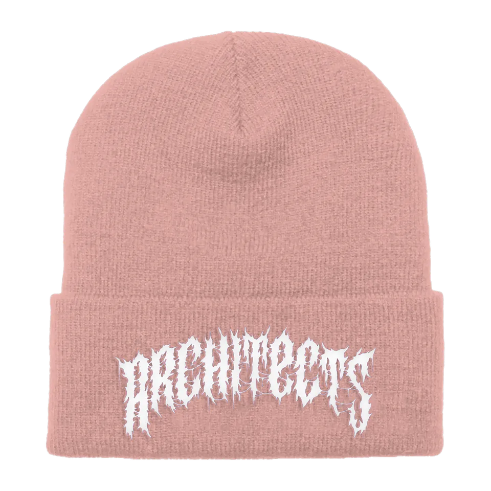 architects-logo-blush-beanie-m-tze-rosa-einheitsgr-e image 1