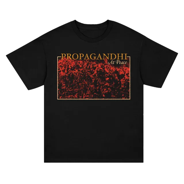 propagandhi-at-peace-album-t-shirt-schwarz-baumwolle image 1
