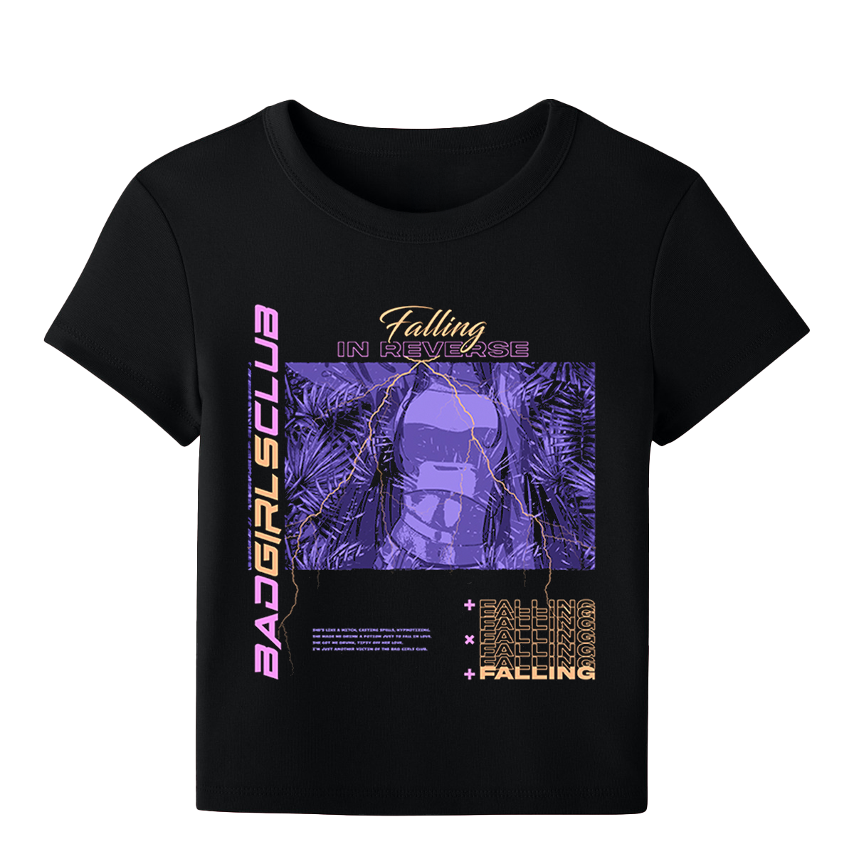 falling-in-reverse-bad-girls-club-crop-top-slim-fit image 1
