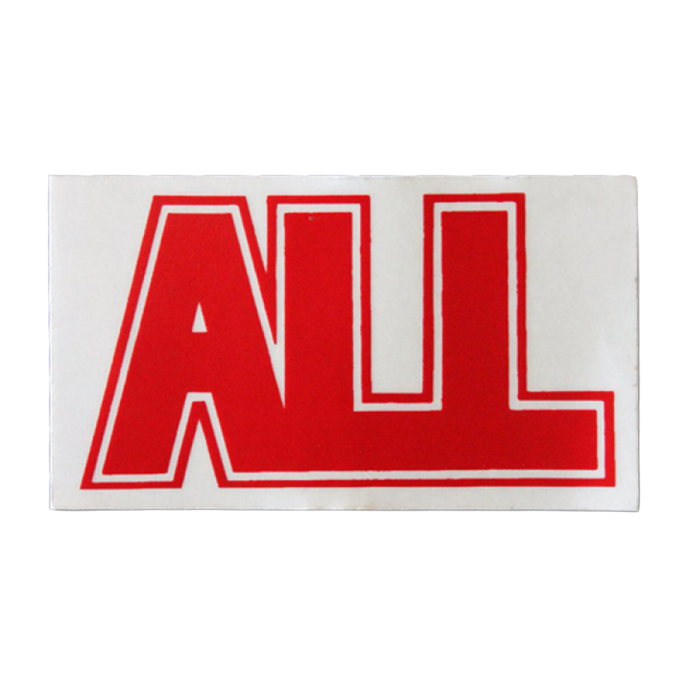all-logo-sticker-aufkleber-rot-klar-10-x-5-cm image 1