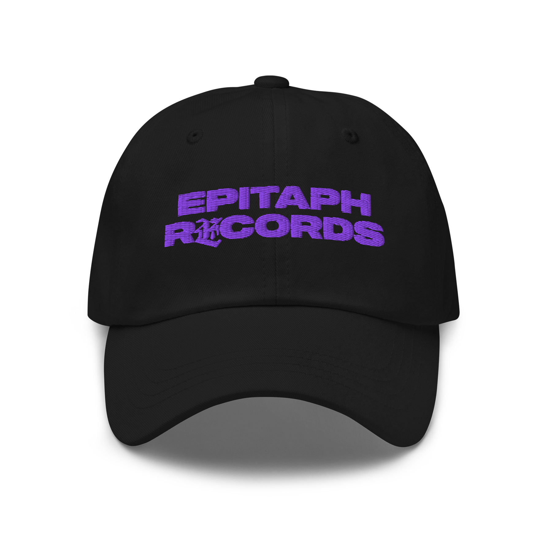 epitaph-records-logo-hat-cap-schwarz-mit-stick image 1