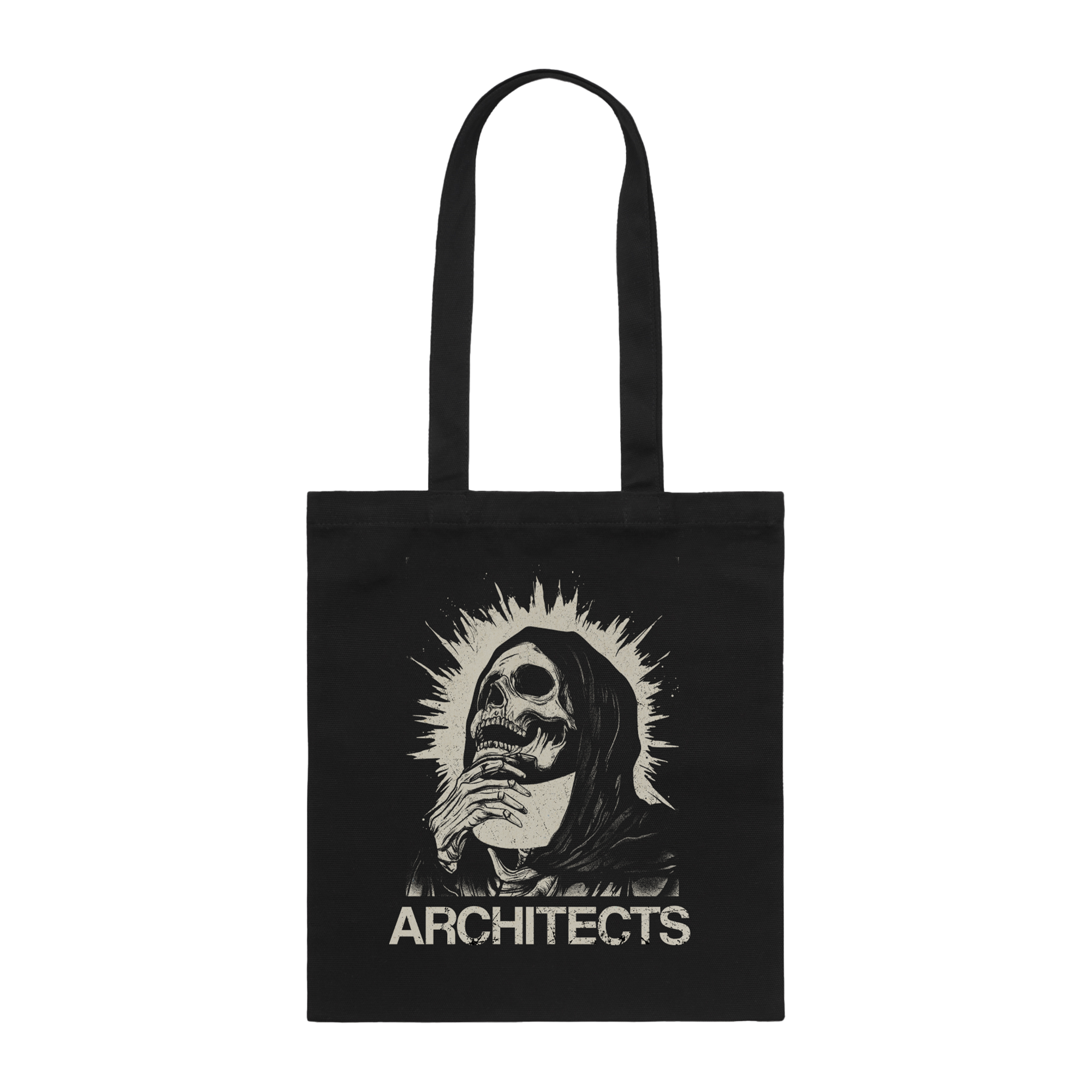 architects-all-i-got-was-whiplash-tote-bag-stoffbeutel-schwarz image 1