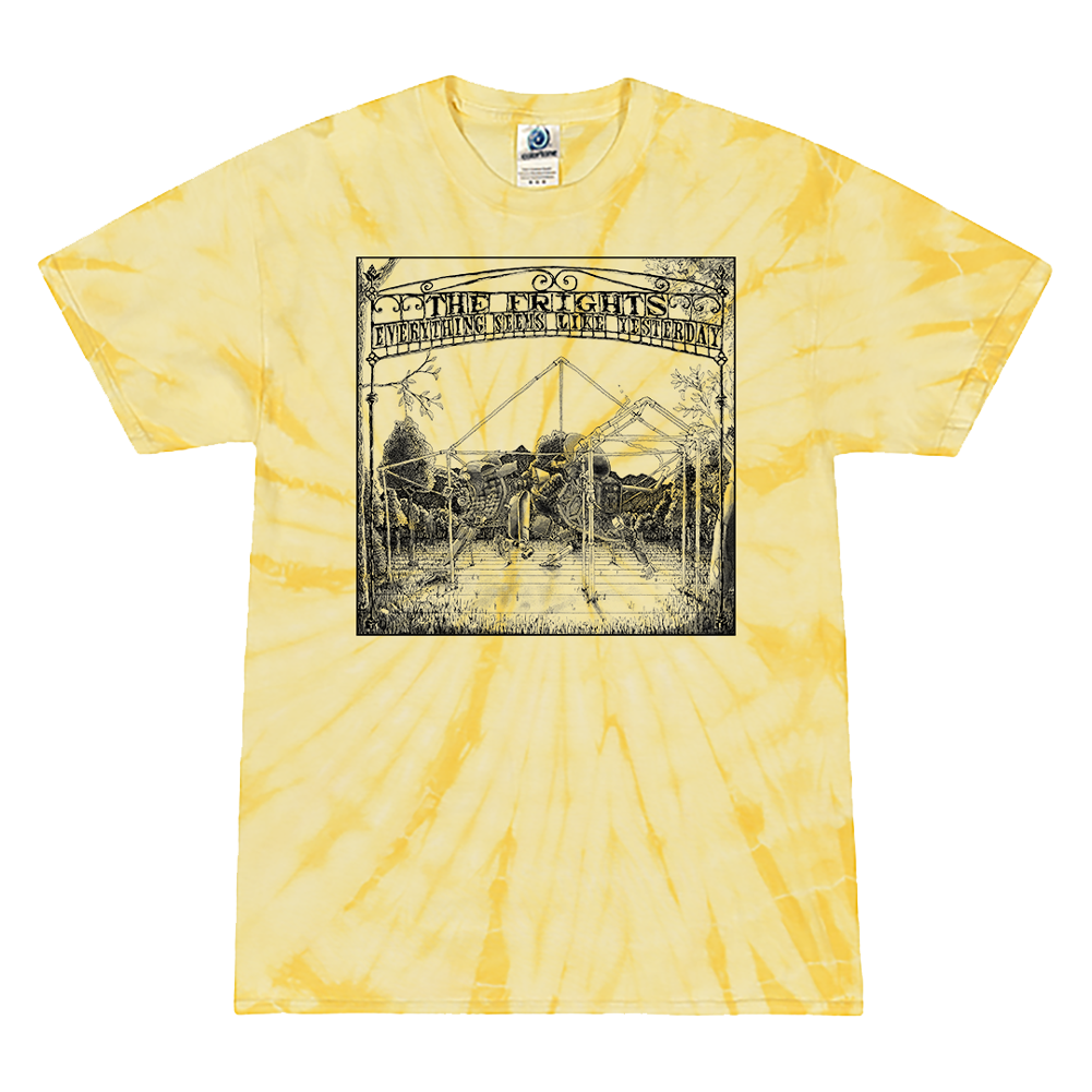 the-frights-yesterday-tee-gelb-tie-dye-t-shirt image 1