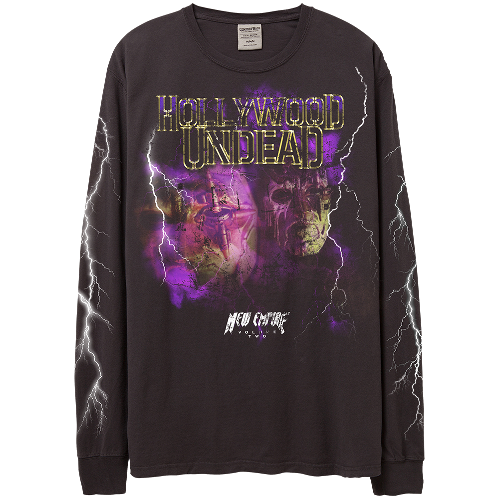 hollywood-undead-lightning-longsleeve-schwarz-new-empire-vol-2 image 1