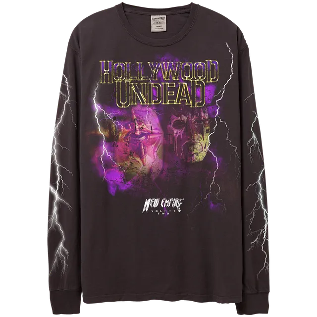 hollywood-undead-lightning-longsleeve-schwarz-new-empire-vol-2 image 1
