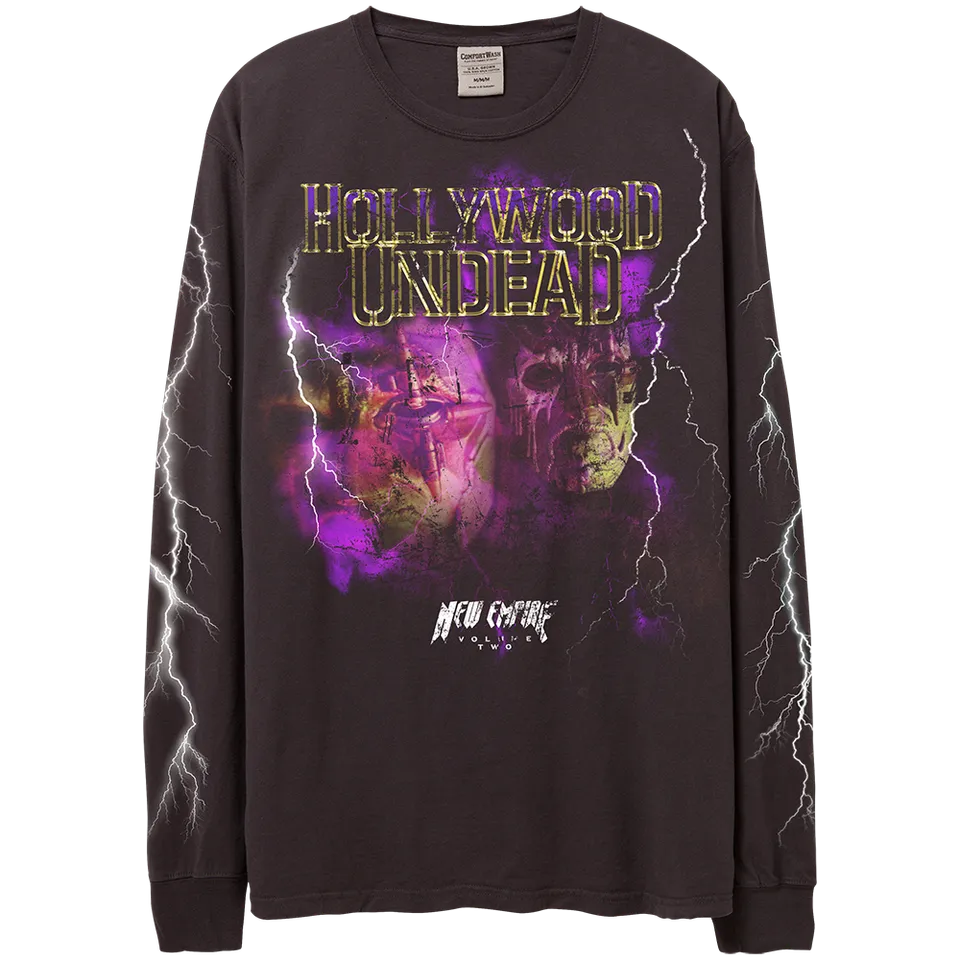 hollywood-undead-lightning-longsleeve-schwarz-new-empire-vol-2 image 1