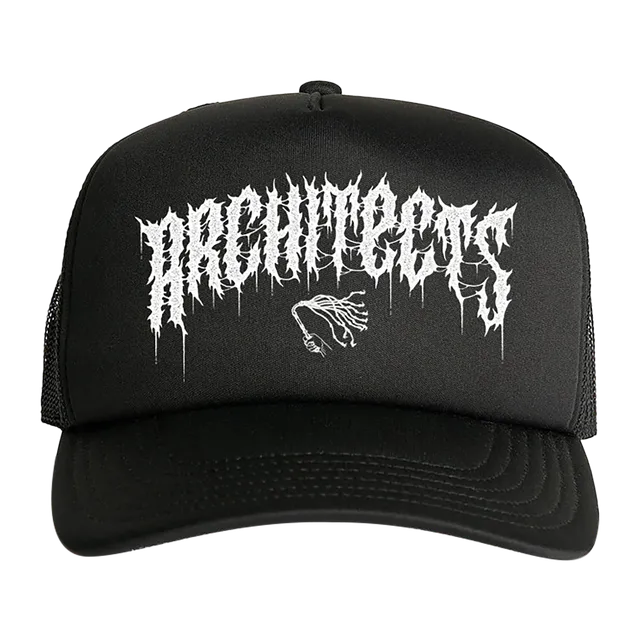 architects-whiplash-trucker-cap-schwarz-logo-kappe image 1
