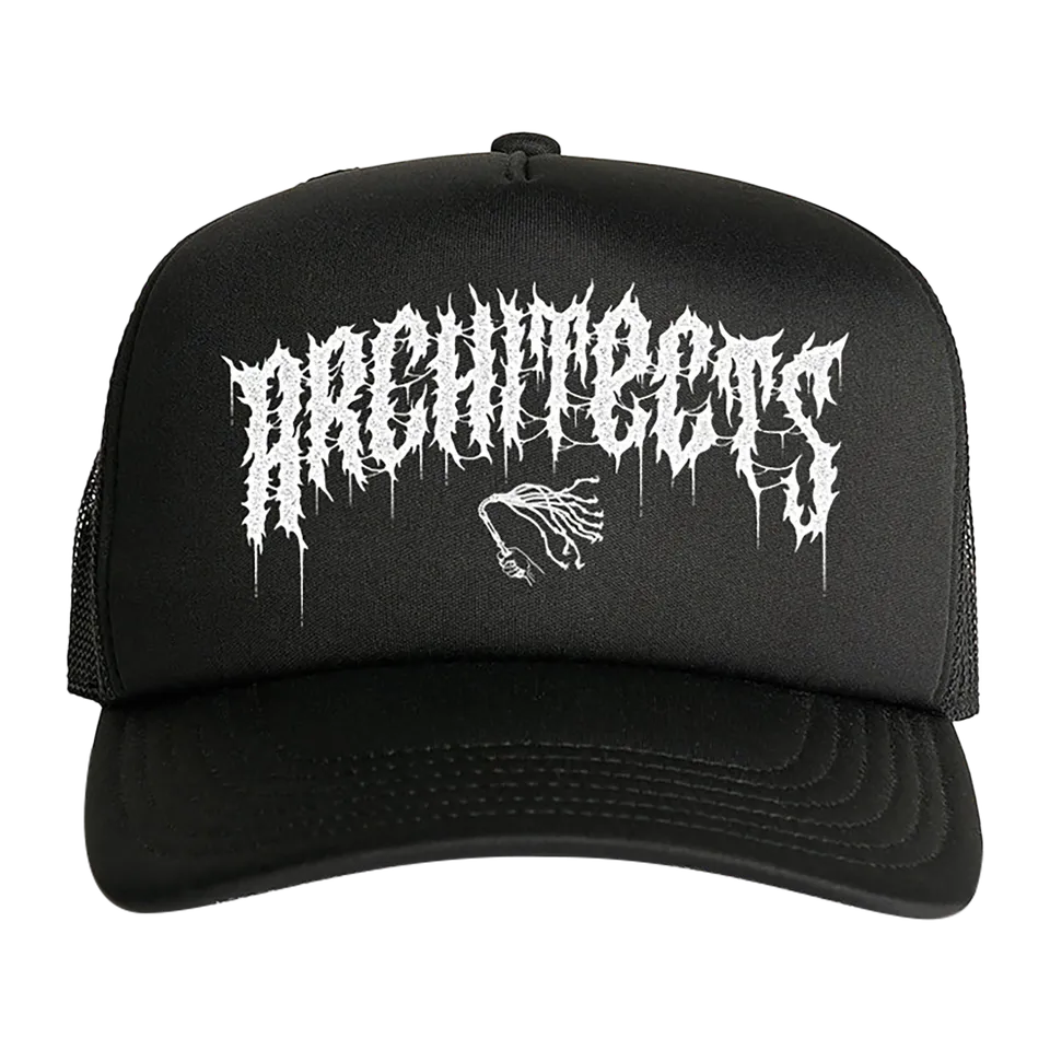 architects-whiplash-trucker-cap-schwarz-logo-kappe image 1