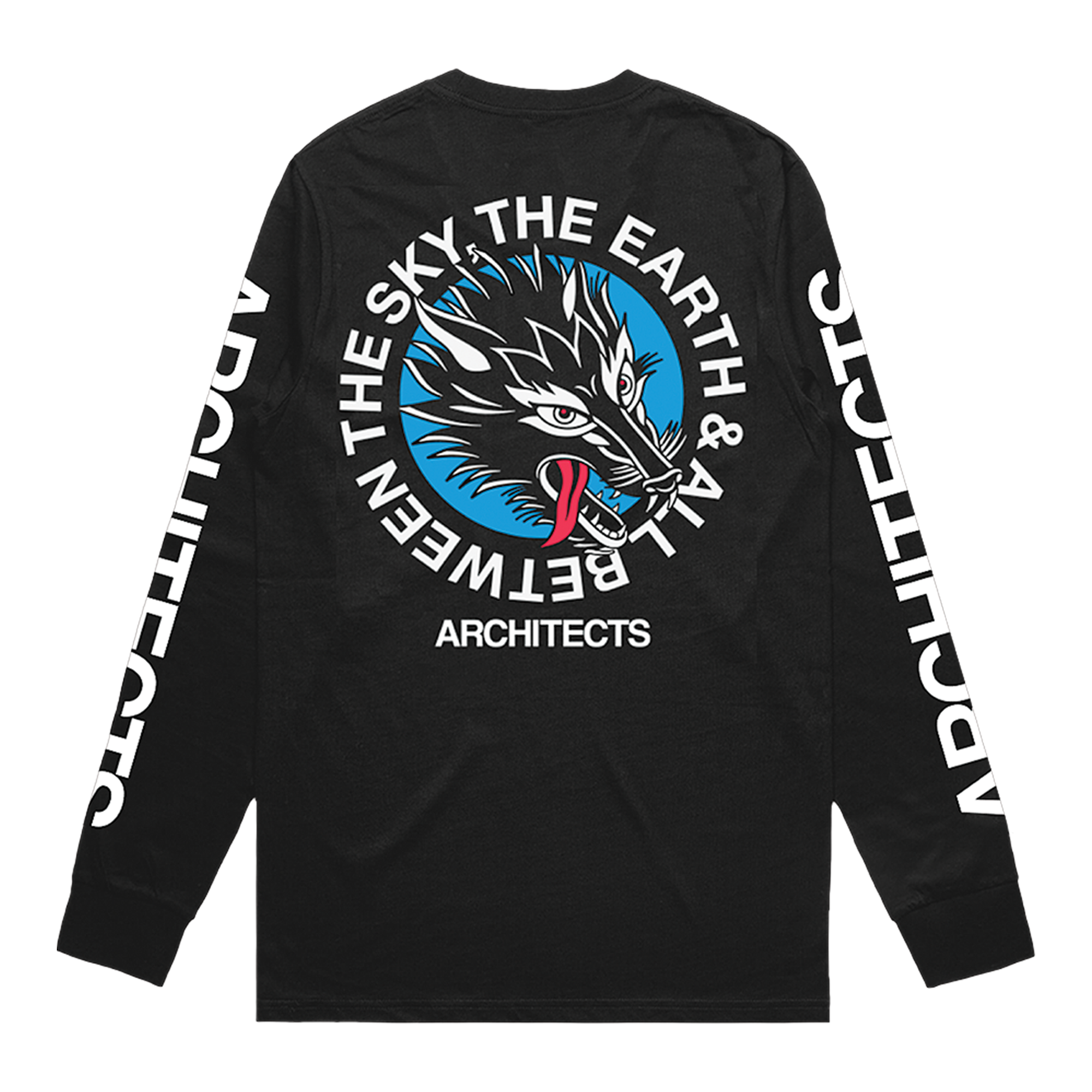 architects-wolf-head-longsleeve-langarmshirt-schwarz image 2