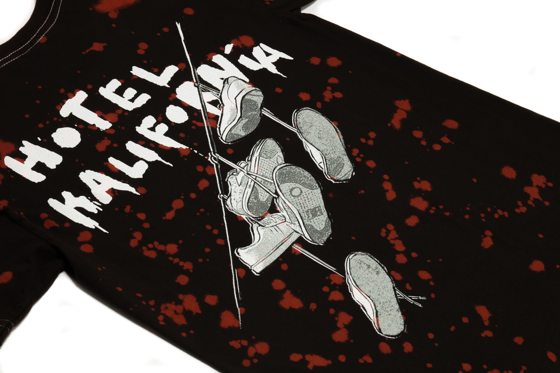 hollywood-undead-hk-evil-tee-t-shirt-blood-splatter-dye-siebdruck image 7
