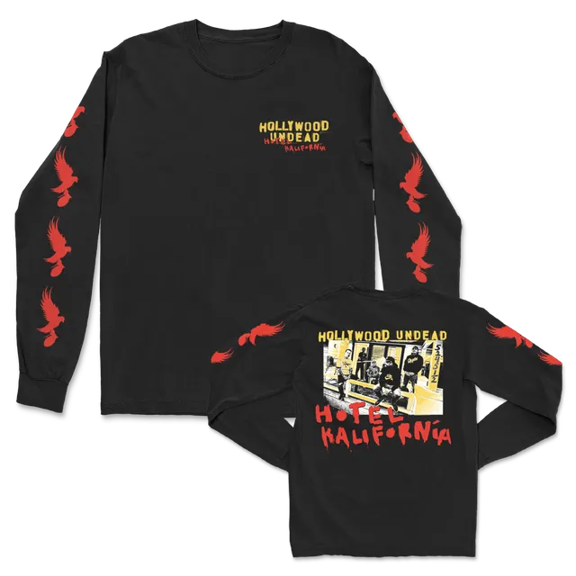 hollywood-undead-hotel-kalifornia-group-photo-longsleeve-schwarz image 1