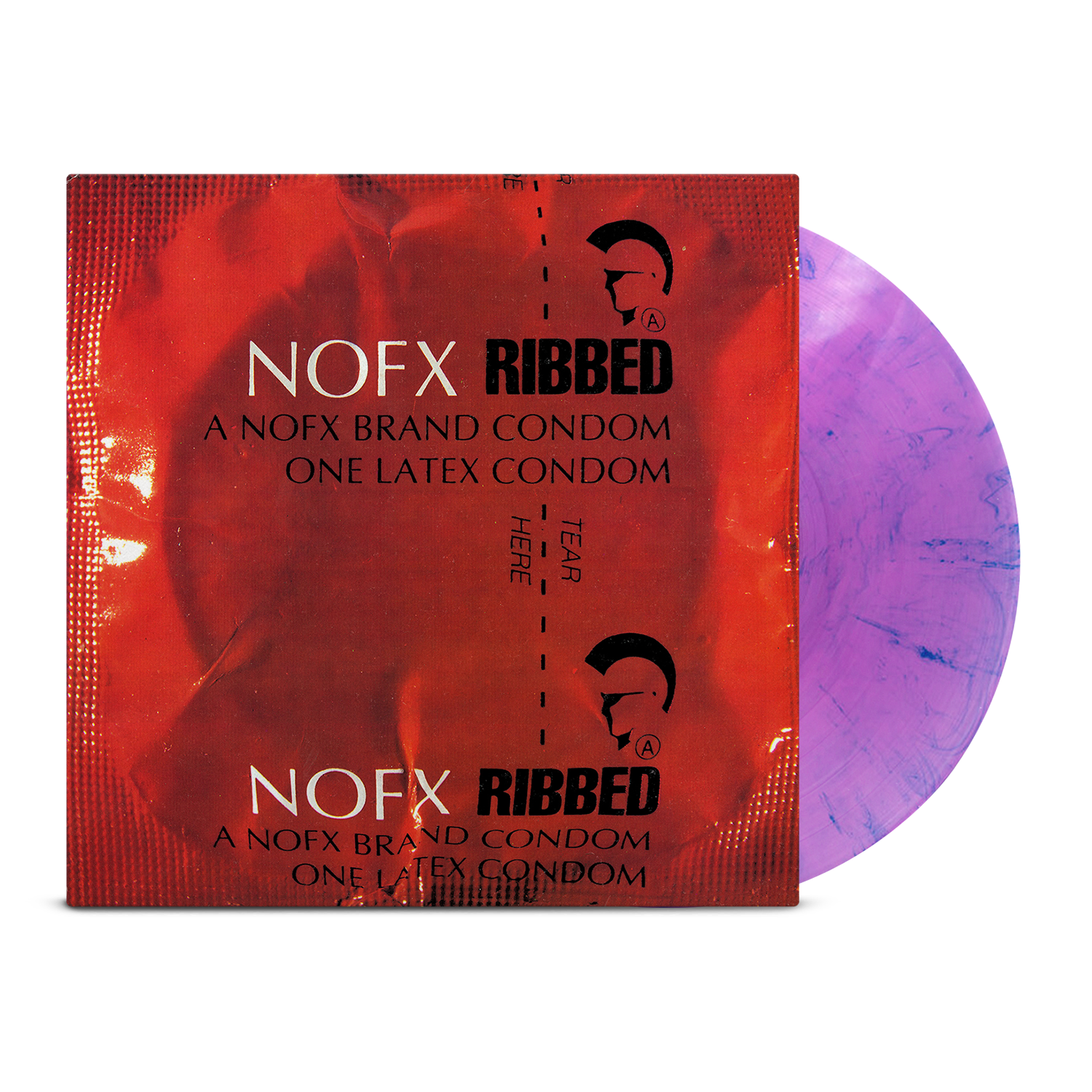 nofx-ribbed-lp-vinyl-lila-blau-limitiert-2000 image 1