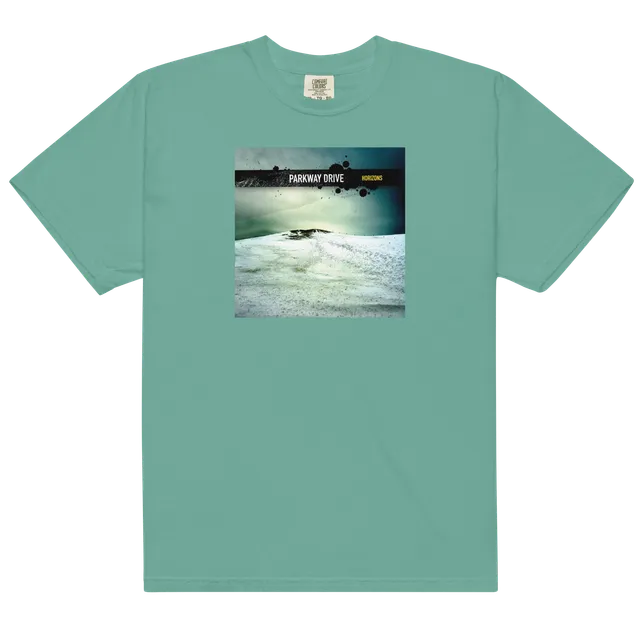 horizons-t-shirt-seafoam-green-albumprint image 1