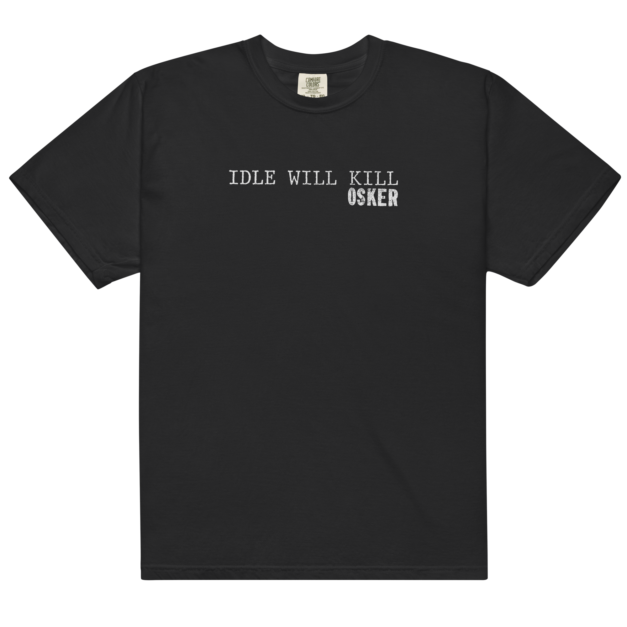 epitaph-idle-will-kill-t-shirt-schwarz-ringspun-baumwolle image 1