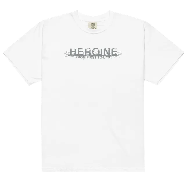 heroine-t-shirt-white-baumwolle-album-print-gr-e-s-4xl image 1