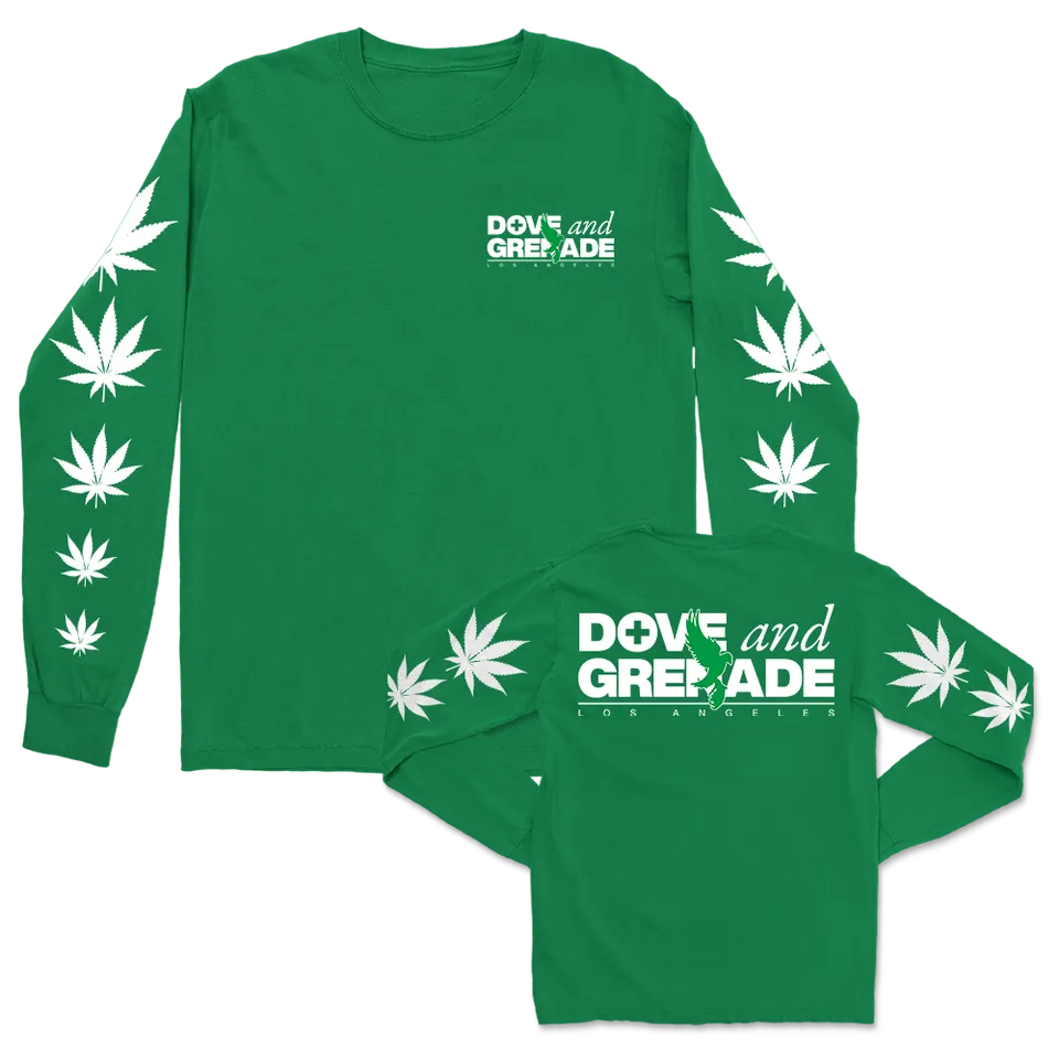 hollywood-undead-dove-grenade-logo-longsleeve-gr-n-baumwolle image 1