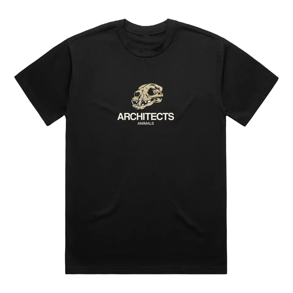 architects-i-m-a-f-cking-animal-t-shirt-schwarz-baumwolle image 1