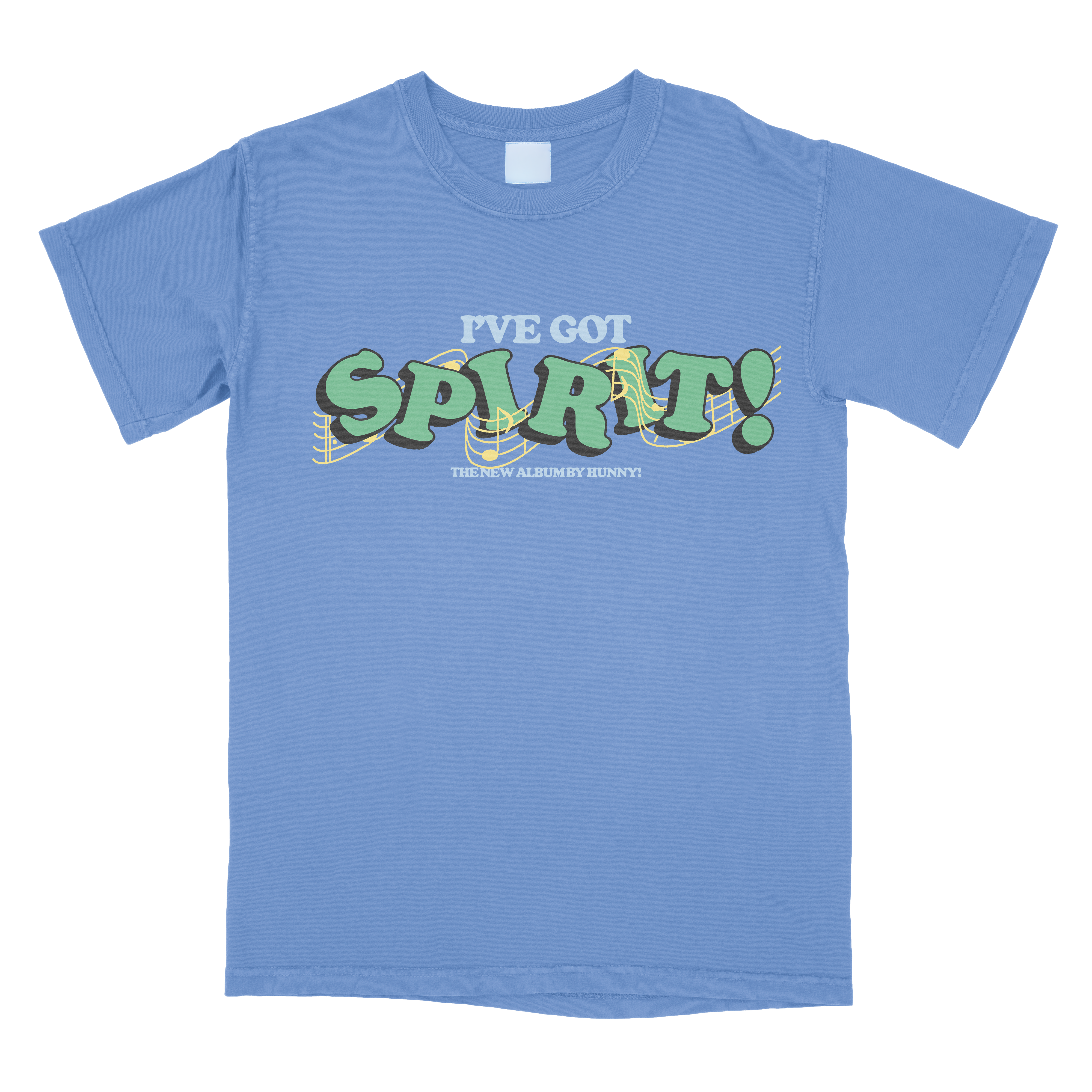 hunny-spirit-t-shirt-carolina-blue-baumwolle image 1
