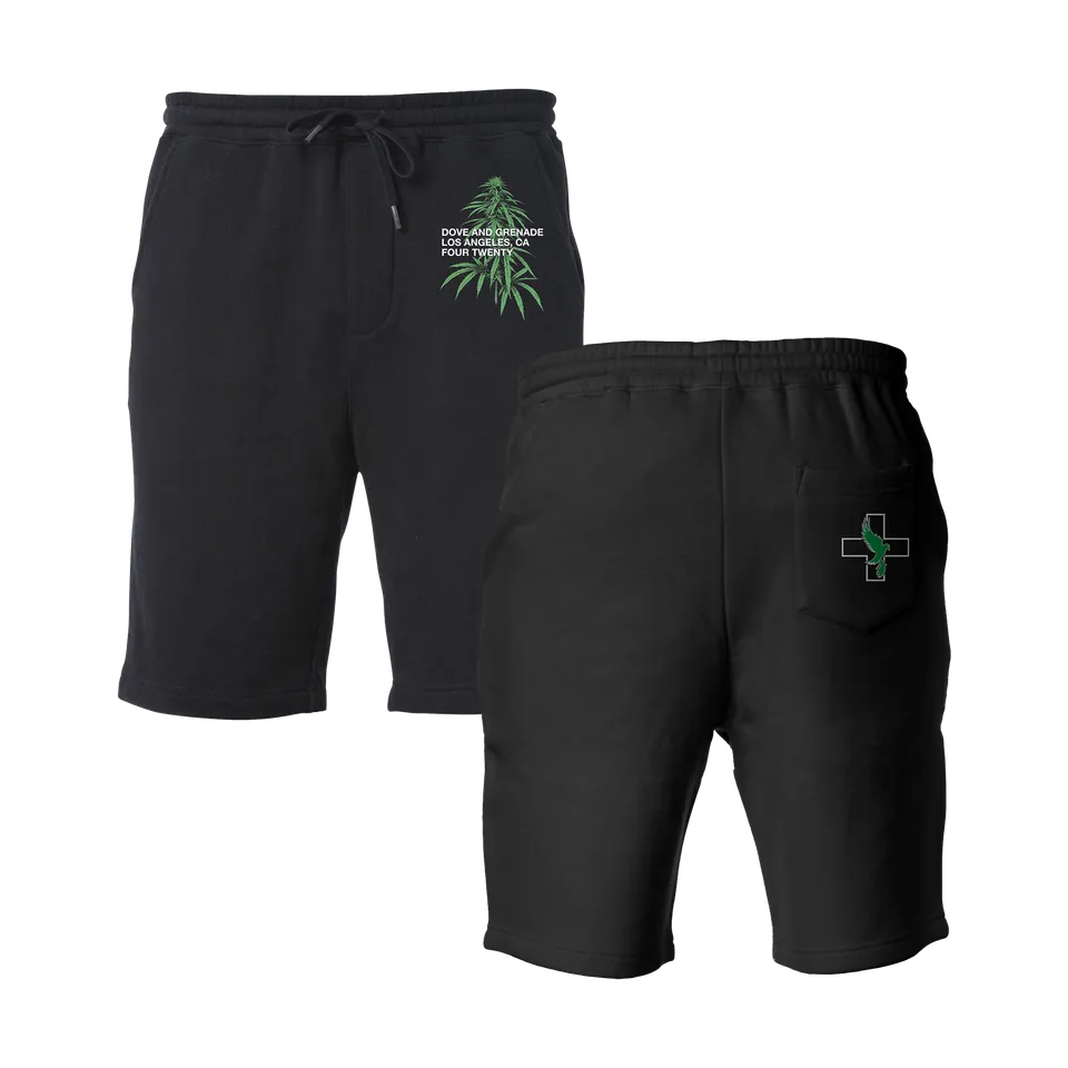 hollywood-undead-d-g-420-sweat-shorts-schwarz image 1