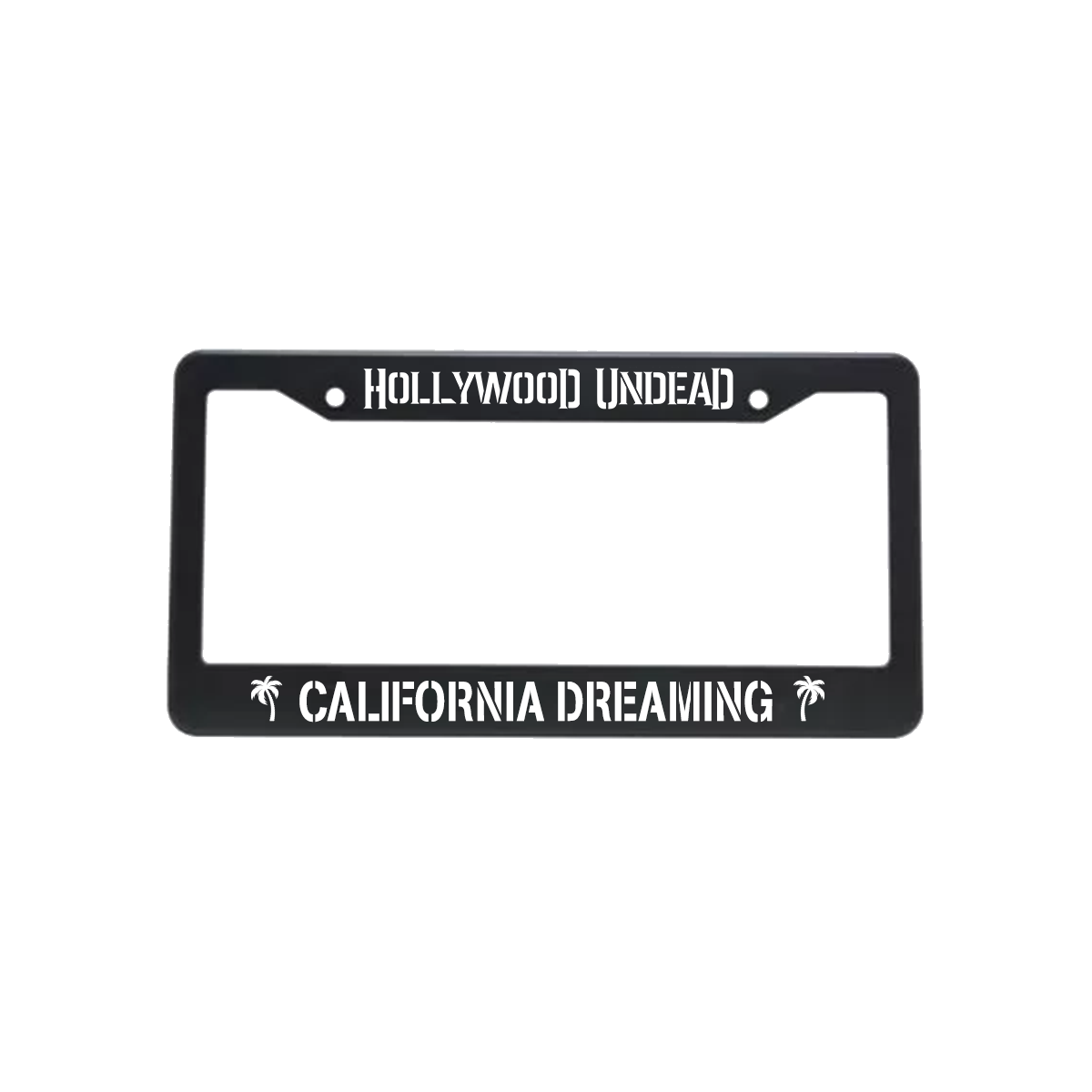 hollywood-undead-california-dreaming-kennzeichenhalter-schwarz image 1
