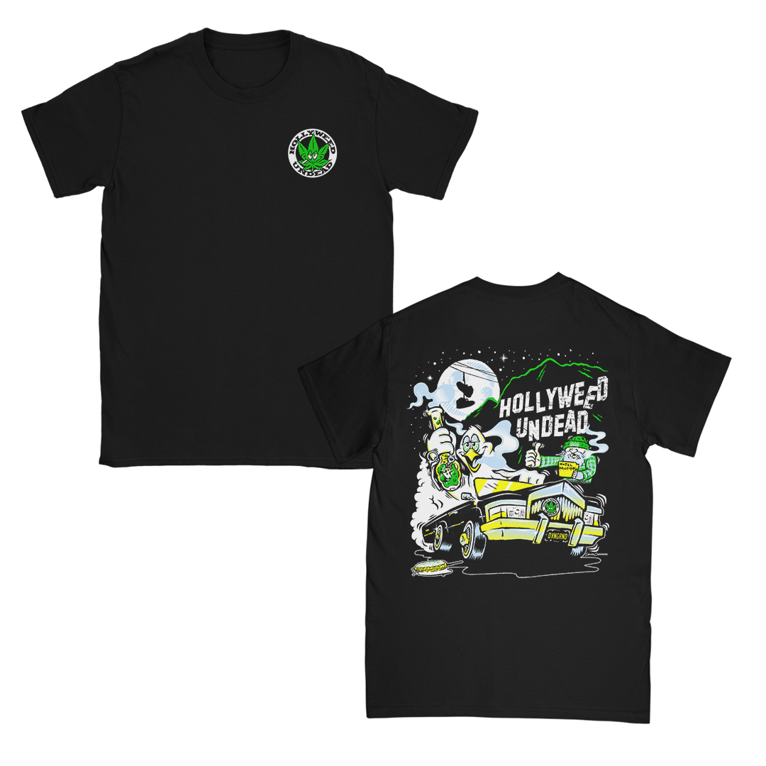 hollywood-undead-hollyweed-tee-t-shirt-schwarz-100-baumwolle image 1