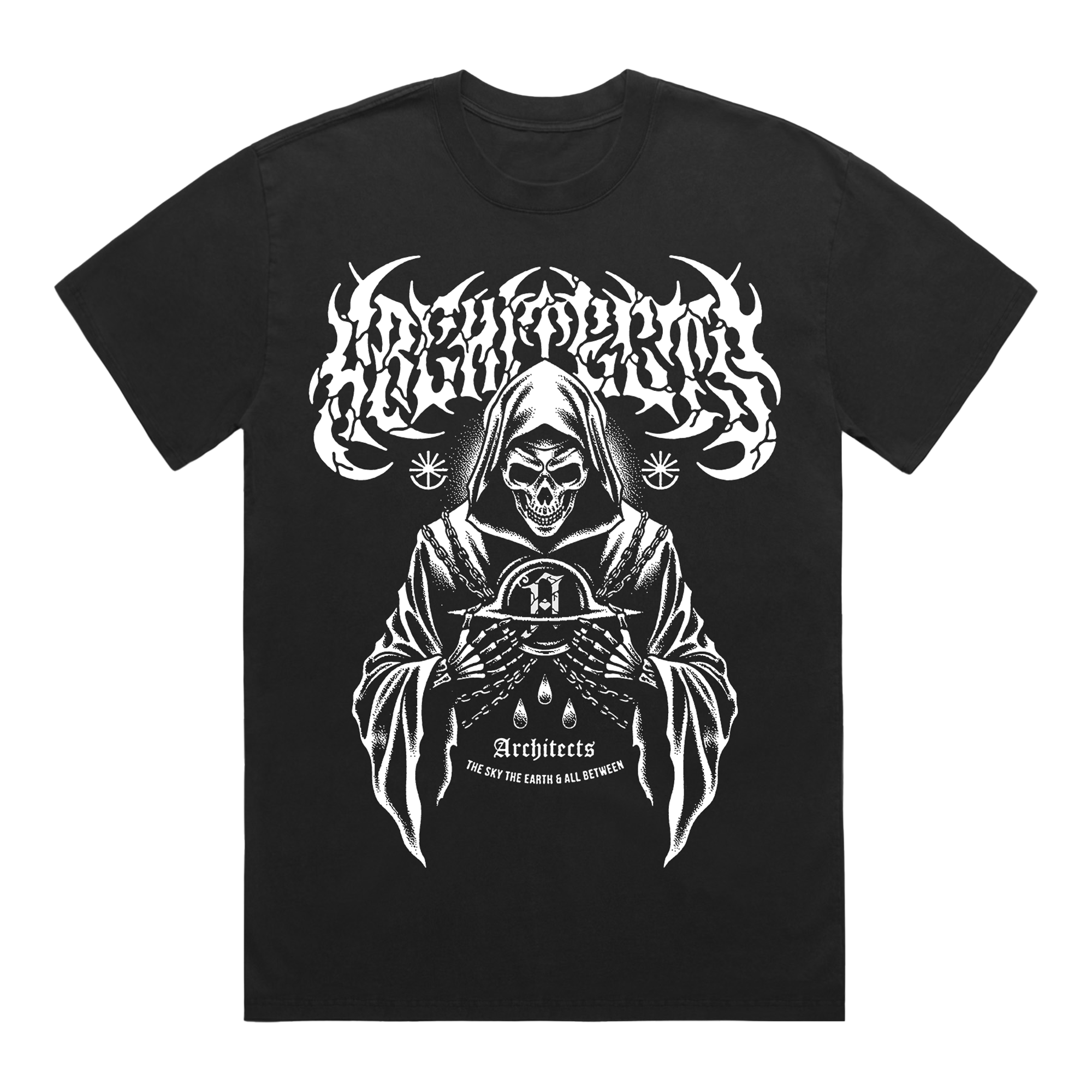 architects-hands-of-the-reaper-tour-t-shirt-schwarz-baumwolle image 1