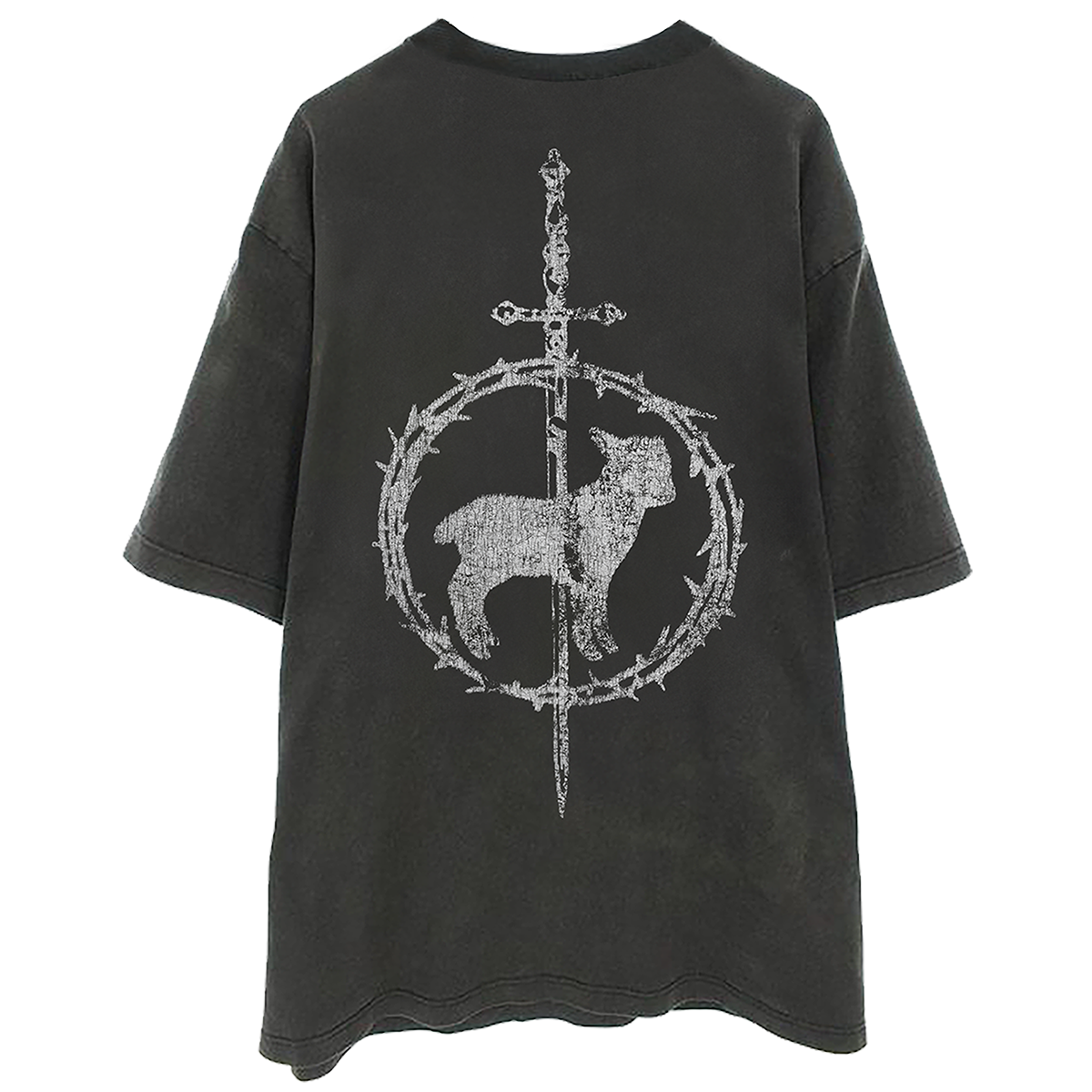 falling-in-reverse-lamb-t-shirt-boxy-fit-heavyweight image 1