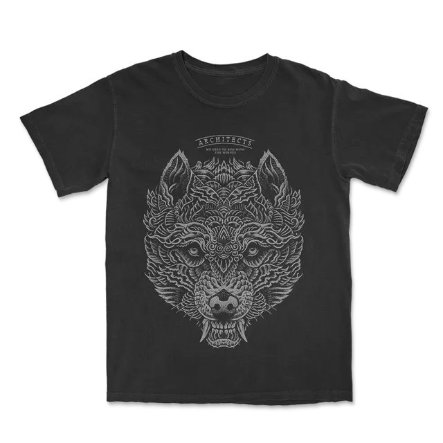 architects-wolf-t-shirt-schwarz-100-baumwolle image 1