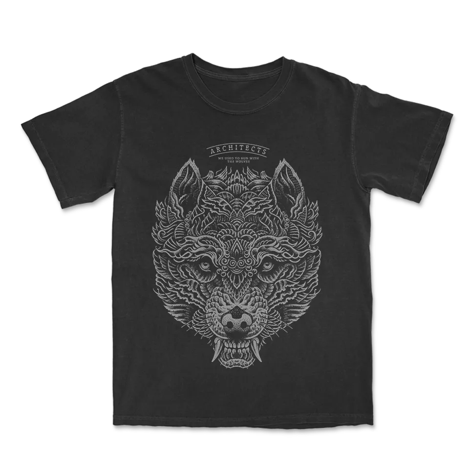 architects-wolf-t-shirt-schwarz-100-baumwolle image 1