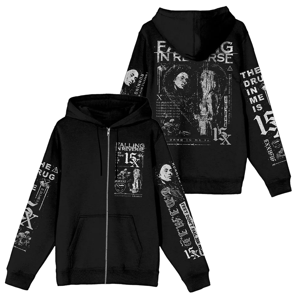 falling-in-reverse-the-drug-in-me-15-hoodie-zip-baumwolle image 1