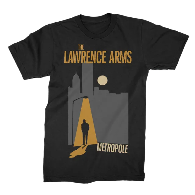 the-lawrence-arms-metropole-t-shirt-schwarz-baumwolle image 1