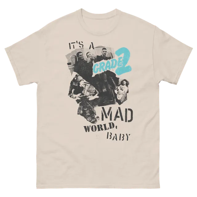 grade-2-mad-world-t-shirt-baumwolle-natural image 1