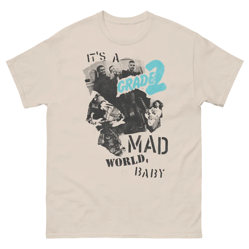 grade-2-mad-world-t-shirt-baumwolle-natural image 1