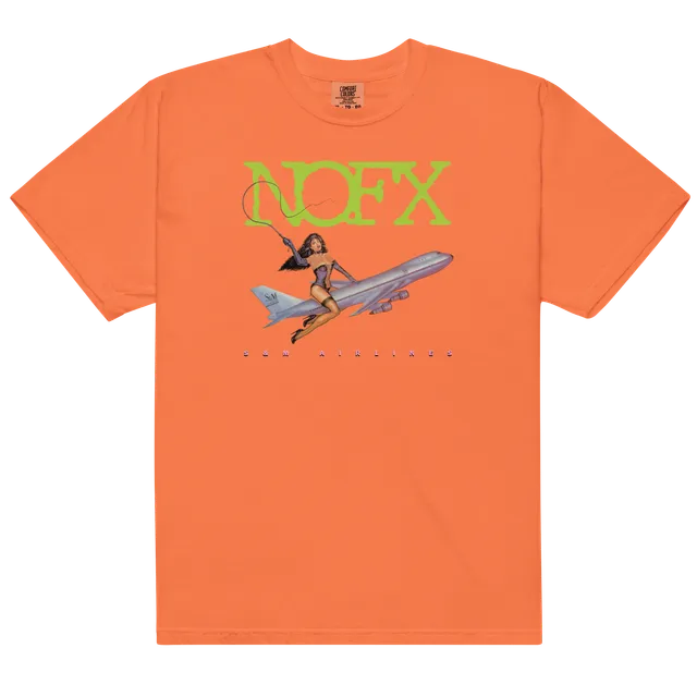 nofx-s-m-airlines-t-shirt-orange-baumwolle-gr-e-xl image 1