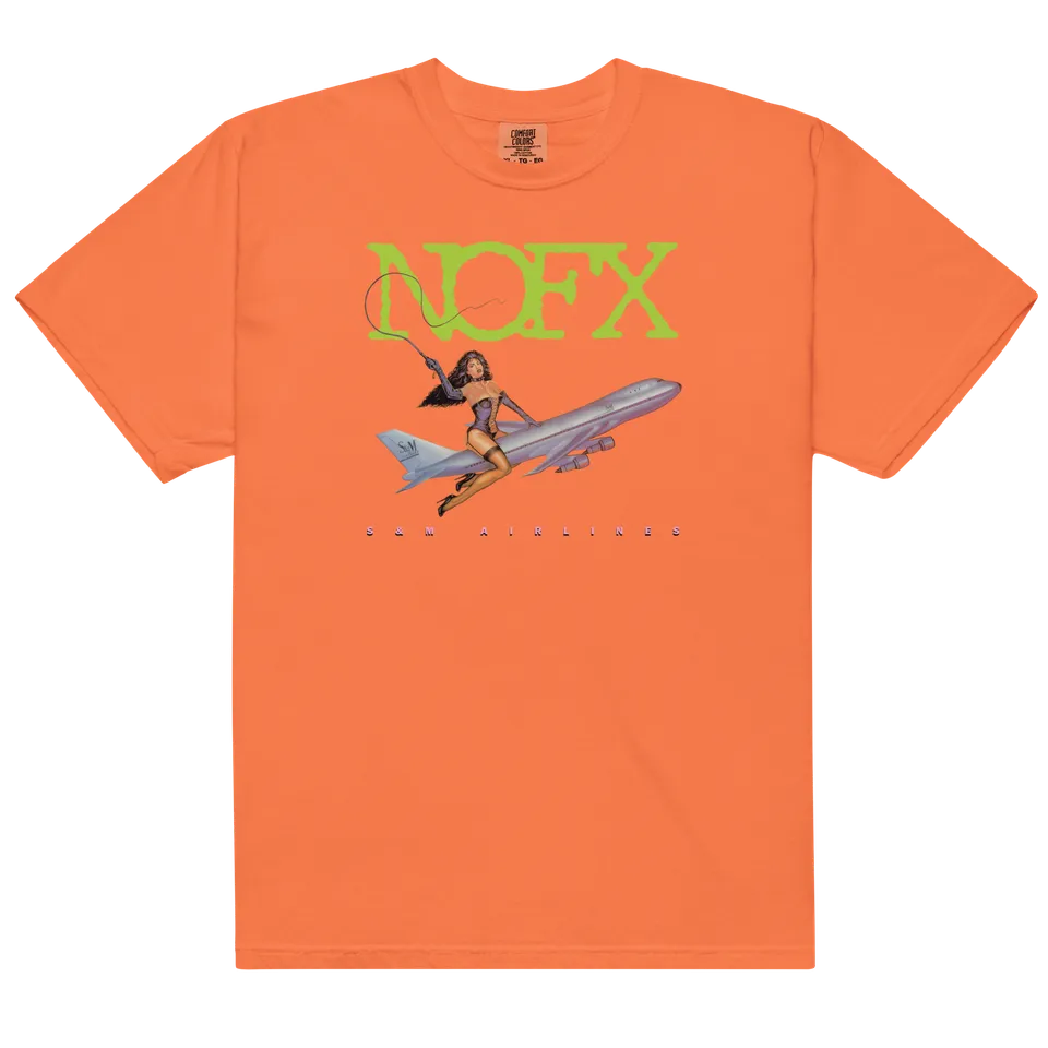 nofx-s-m-airlines-t-shirt-orange-baumwolle-gr-e-xl image 1