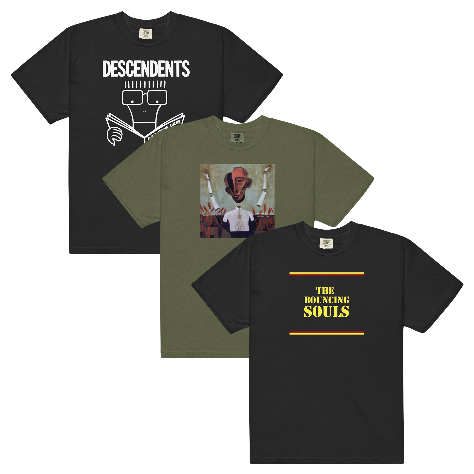 descendents-souls-hot-water-3er-t-shirt-bundle-baumwolle image 1