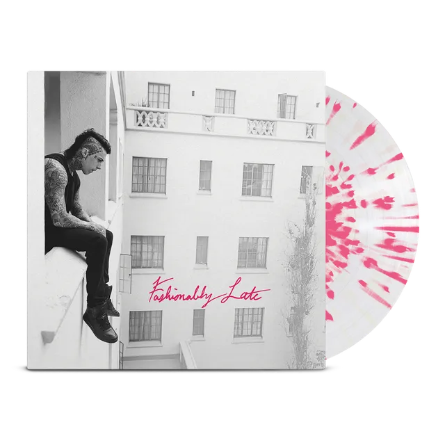 falling-in-reverse-fashionably-late-lp-vinyl-clear-pink image 1
