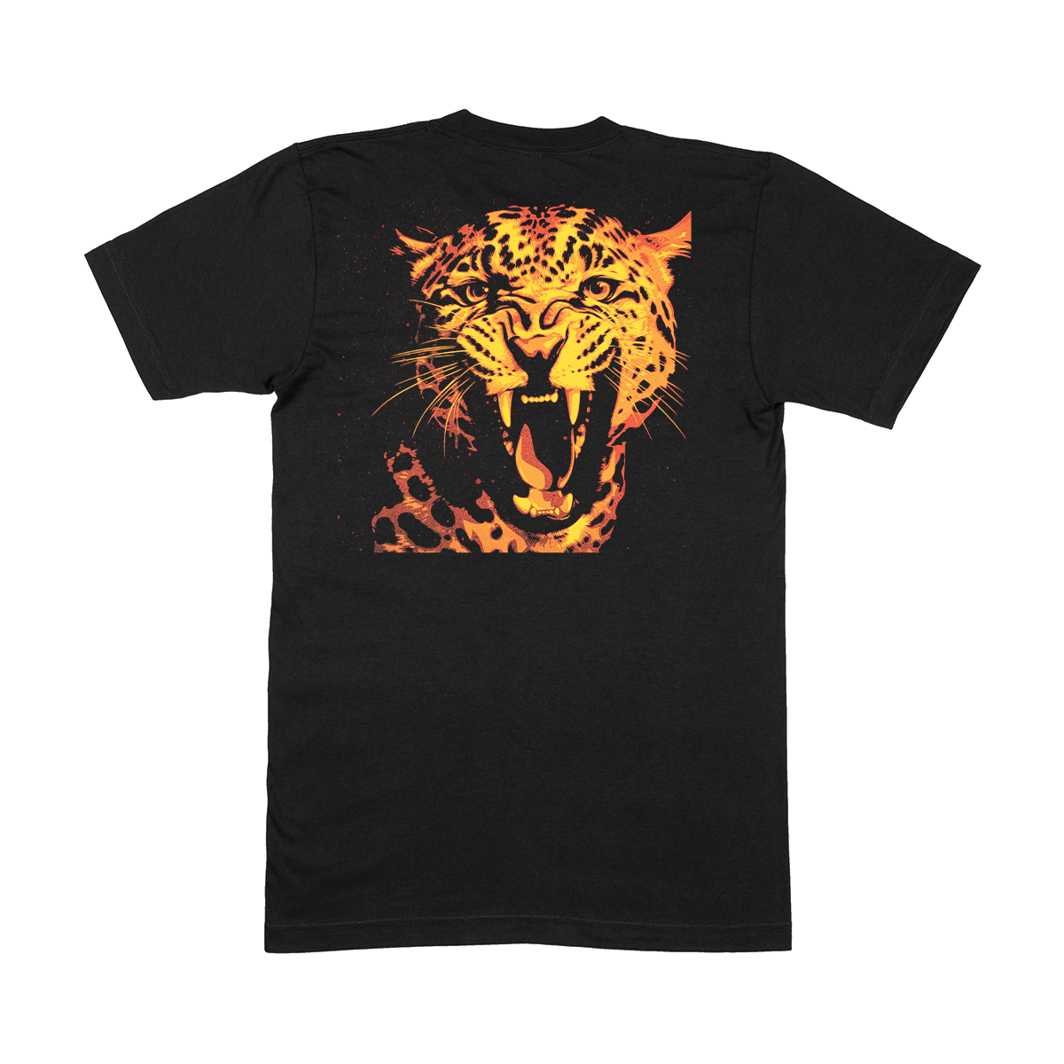 social-distortion-leopard-t-shirt-schwarz-baumwolle image 3