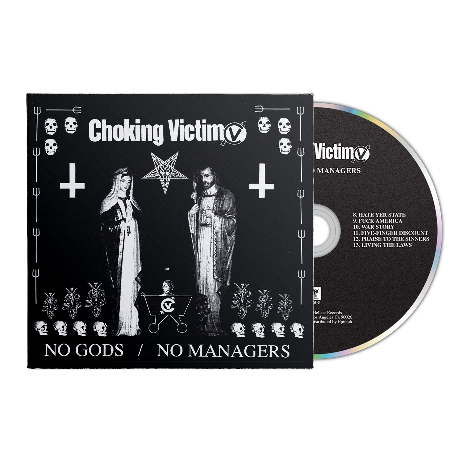 choking-victim-no-gods-no-managers-cd-ska-punk-album image 1