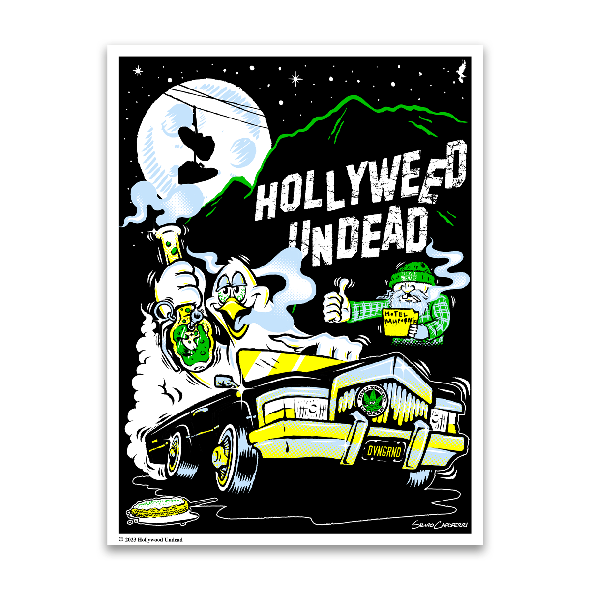 hollywood-undead-hollyweed-velvet-poster-18x24-wandbild image 1