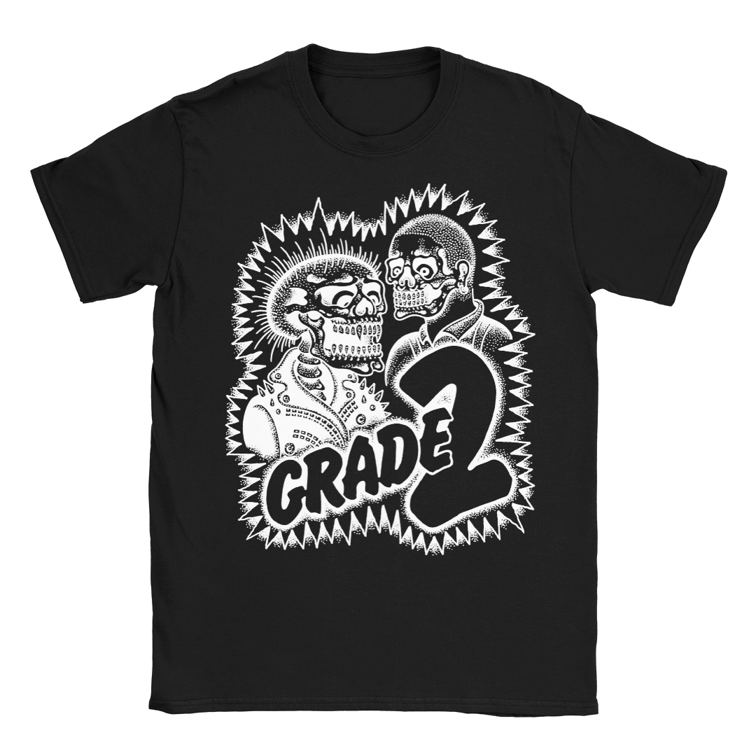 grade-2-skeletons-t-shirt-bandshirt-schwarz-baumwolle image 1