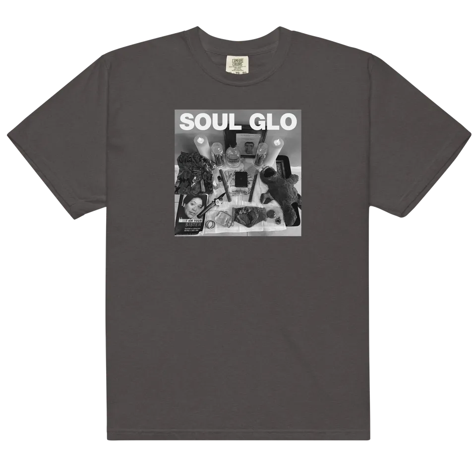 soul-glo-diaspora-problems-t-shirt-dunkelgrau-baumwolle image 1