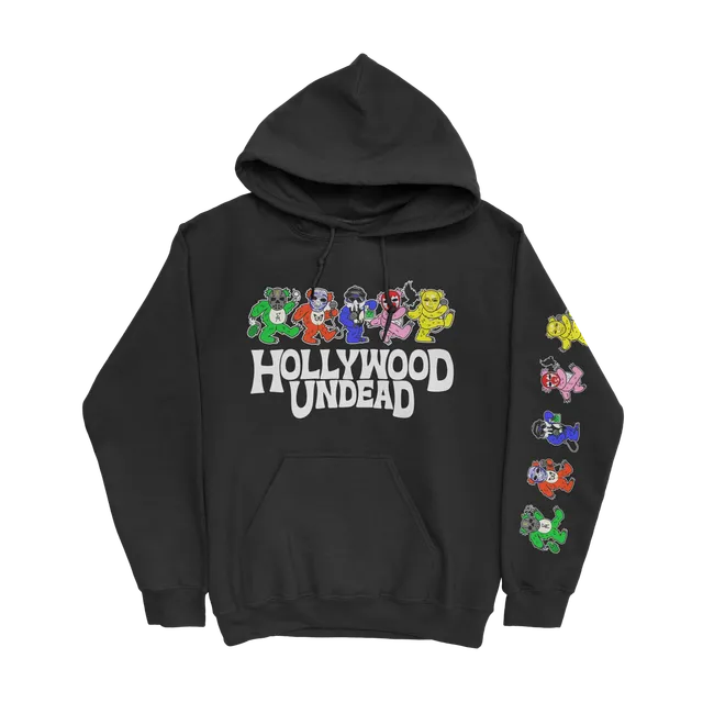 hollywood-undead-un-dead-head-hoodie-schwarz-zip-baumwolle image 1